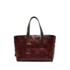 Dragon Diffusion Japan Leather Tote Bag In Red