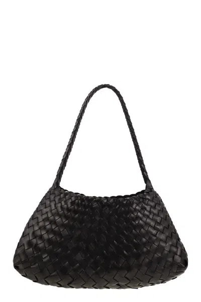 Dragon Diffusion Rosanna - Woven Leather Bag In Black