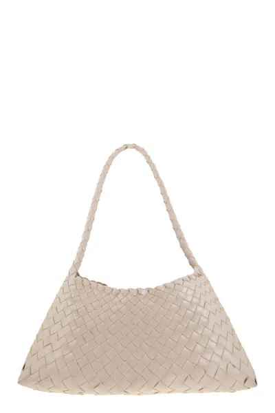 Dragon Diffusion Rosanna - Woven Leather Bag In Sand