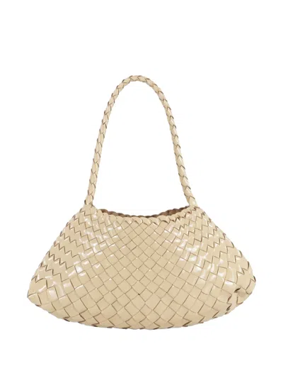 Dragon Diffusion Rosanna Braided-handle Shoulder Bag In Neutral