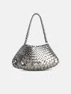 Dragon Diffusion 'rosanna' 'covert Foil' Leather Bag In Gray