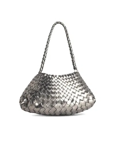 Dragon Diffusion 'rosanna' 'covert Foil' Leather Bag In Gray