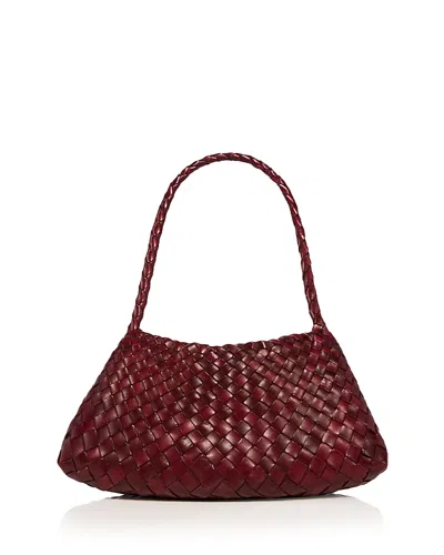Dragon Diffusion Rosanna Leather Shoulder Bag In Burgundy