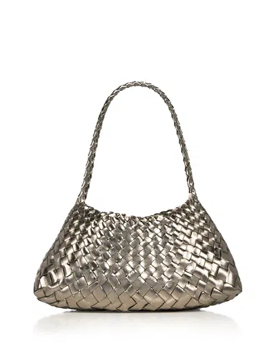 Dragon Diffusion Rosanna Leather Shoulder Bag In Gold