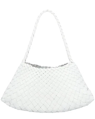 Dragon Diffusion Rosanna Leather Shoulder Bag In White