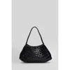 Dragon Diffusion Rosanna Mini Hand Bag In Black Leather In Black