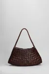Dragon Diffusion Rosanna Mini Hand Bag In Brown Leather In Brown