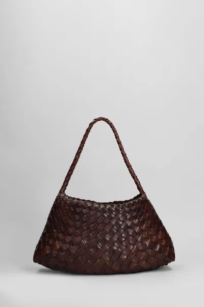 Dragon Diffusion Rosanna Mini Hand Bag In Brown Leather