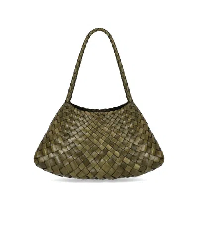 Dragon Diffusion Rosanna Mini Khaki Shoulder Bag In Green