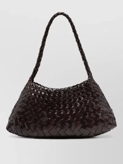 Dragon Diffusion Rosanna Mini Leather Clutch Bag In Brown