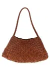 Dragon Diffusion Rosanna Woven-leather Shoulder Bag In Brown