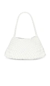 Dragon Diffusion Rosanna Tapered Leather Shoulder Bag In White