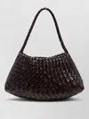 Dragon Diffusion Rosanna Woven Rectangular Shoulder Bag In Brown