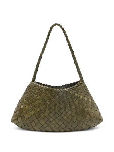 Dragon Diffusion Rosanna Woven Tote Bag In Green