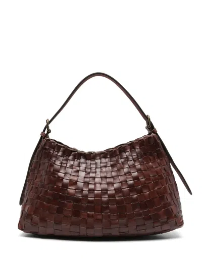 Dragon Diffusion Salvage Shoulder Bag In Brown