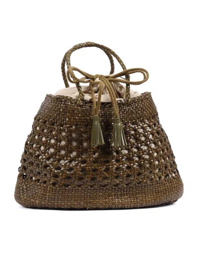 Dragon Diffusion Santa Cano 3.5mm Cannage Weave In Green