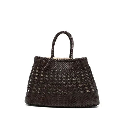 Dragon Diffusion Santa Cano Braided Tote Bag In Brown