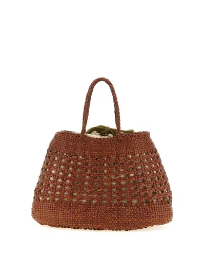Dragon Diffusion Santa Cano' Handbag In Brown