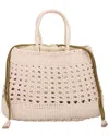 Dragon Diffusion Santa Cano Leather Top Handle Bag In Neutral