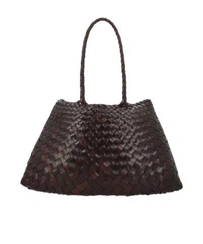 Dragon Diffusion Santa Croce Big Bag In Brown