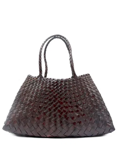 Dragon Diffusion Santa Croce Big Bag Woman Dark Brown