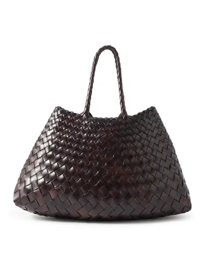 Dragon Diffusion Santa Croce Small Tote Bag In Black