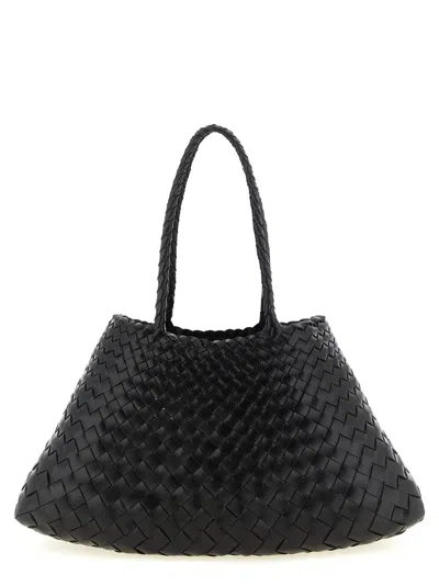 Dragon Diffusion Santa Croce Big Shoulder Bag In Black