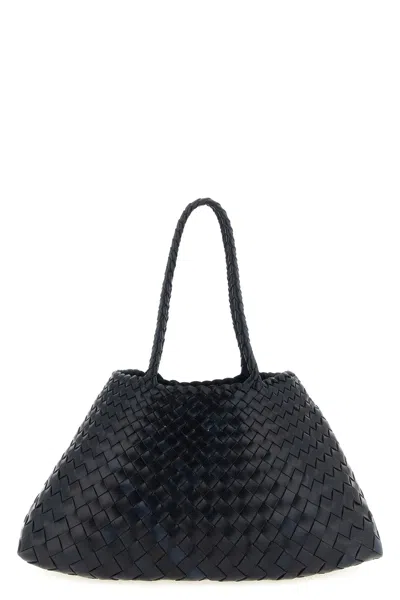 Dragon Diffusion 'santa Croce Big' Shoulder Bag In Blue