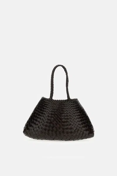 Dragon Diffusion Santa Croce Big Tote Bag In Brown