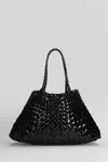 Dragon Diffusion Santa Croce Big Tote In Black Leather In Black
