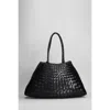 Dragon Diffusion Big Santa Croce Leather Tote Bag In Black