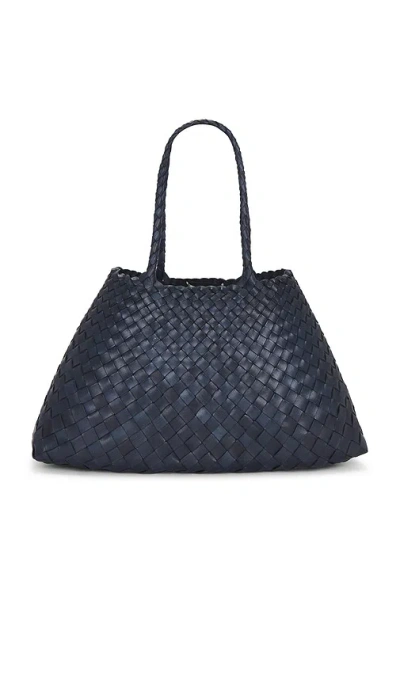 Dragon Diffusion Santa Croce Large Bag In Blue