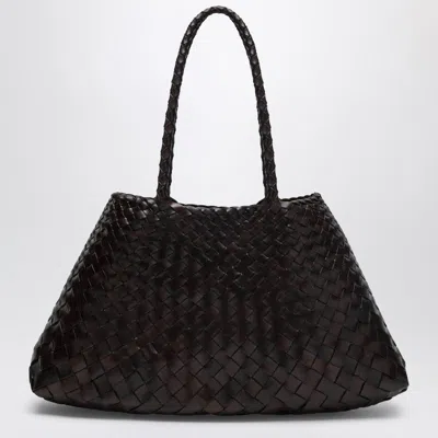 Dragon Diffusion Santa Croce Large Bag Dark Brown Women In Black