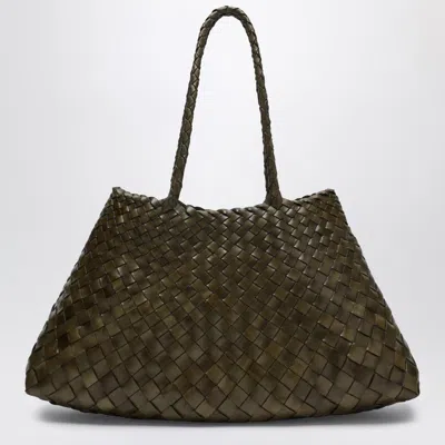 Dragon Diffusion Santa Croce Large Bag Khaki Green Women In Purple