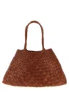 Dragon Diffusion Santa Croce Large Shoulder Bag In Brown