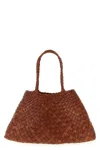 Dragon Diffusion 'santa Croce' Large Shoulder Bag In Brown