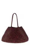 Dragon Diffusion 'santa Croce' Large Shoulder Bag In Burgundy
