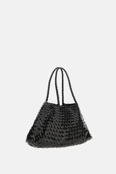 Dragon Diffusion Santa Croce Large Tote Bag In Black