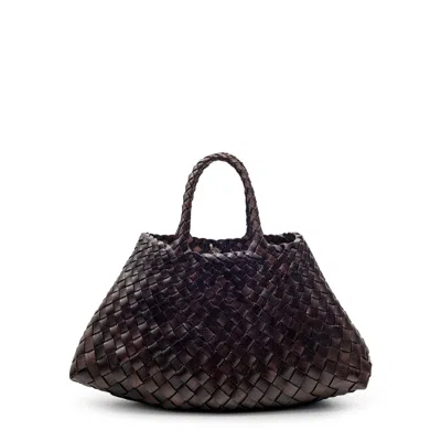 Dragon Diffusion Santa Croce Mini Shoulder Handbag In Brown