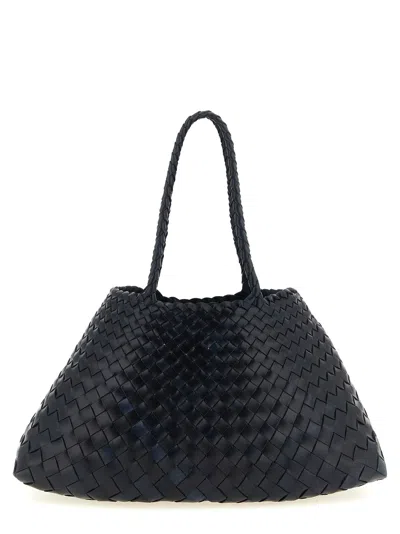 Dragon Diffusion Santa Croce Shoulder Bag In Black