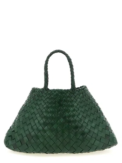 Dragon Diffusion Santa Croce Shoulder Bag In Green