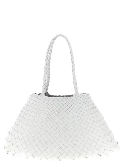 Dragon Diffusion Santa Croce Shoulder Bags White