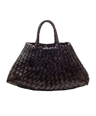 Dragon Diffusion Santa Croce Small Bag In Brown