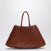 Dragon Diffusion Santa Croce Small Bag Light Brown In Brown