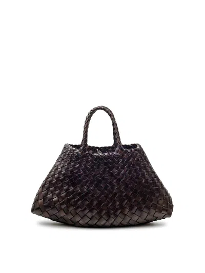 Dragon Diffusion Santa Croce Small Brown Leather Bag
