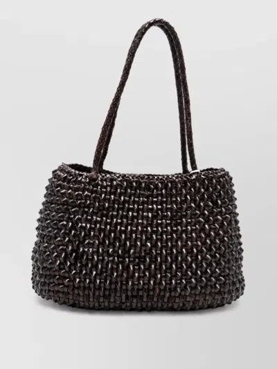 Dragon Diffusion Santa Croce Small Bucket Bag In Gray