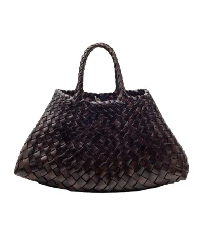 Dragon Diffusion Santa Croce Small Handbag In Black