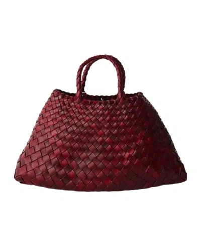 Dragon Diffusion Santa Croce Small Handbag In Brown
