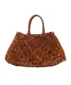 Dragon Diffusion Santa Croce Small Leather Bag In Brown