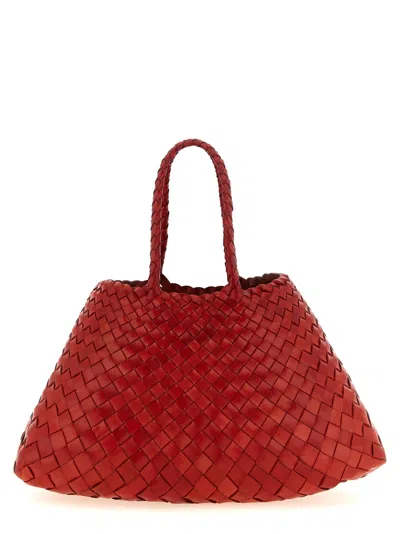 Dragon Diffusion 'santa Croce Small' Handbag In Neutral